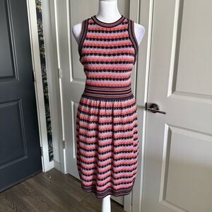 Missoni Crochet Knit Sleeveless Dress with Open Back Size IT 42 US 6
